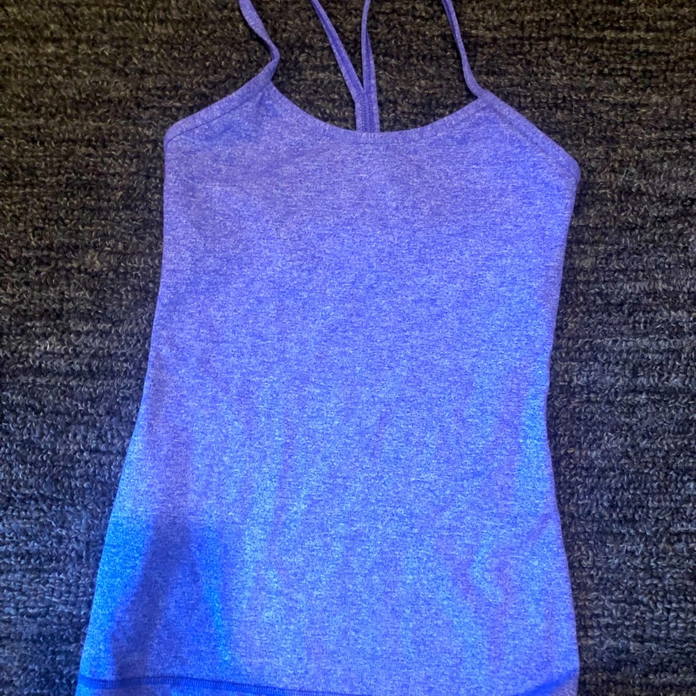 Lululemon Purple Tank Top with Built In Bra